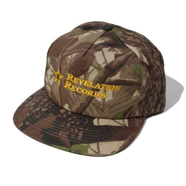 REVELATION RECORDS スナップバックキャップ Logo-Camo