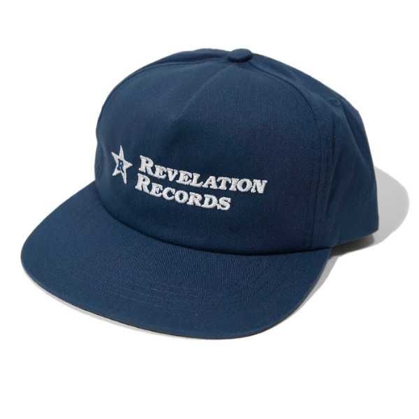 REVELATION RECORDS スナップバックキャップ Logo-Navy