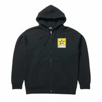 REVELATION RECORDS ジップアップパーカー Logo Zipper Hooded Sweatshirt-Black