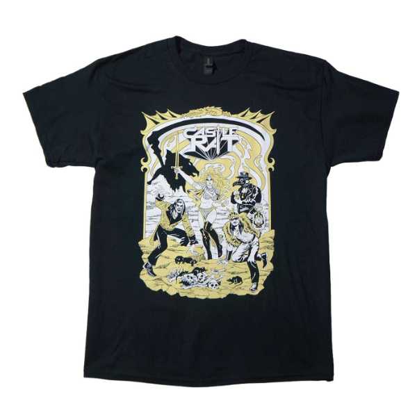 CASTLE RAT Tシャツ Dragon Portal-Black