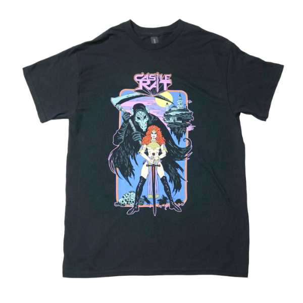 CASTLE RAT Tシャツ Now Is Forever-Black