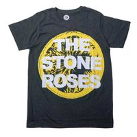 The Stone Roses T����� Large Lemon-Charcoal Grey