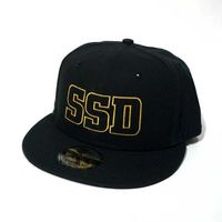 SSD �Х�� ����å� Gold Outline Logo 9Fifty Black Snapback