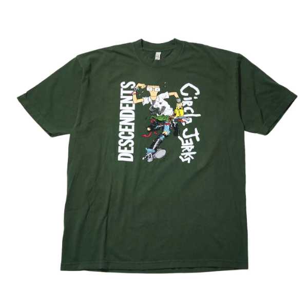 Circle Jerks - Descendants Tシャツ 7" Cover-Green