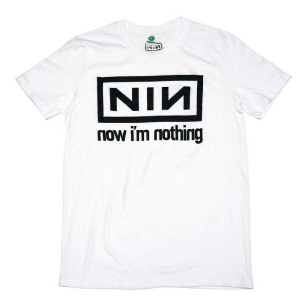 NINE INCH NAILS Tシャツ Now I’m Nothing-White