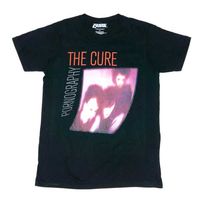 THE CURE T����� Pornography Photo Warped Premium Carbon-Black