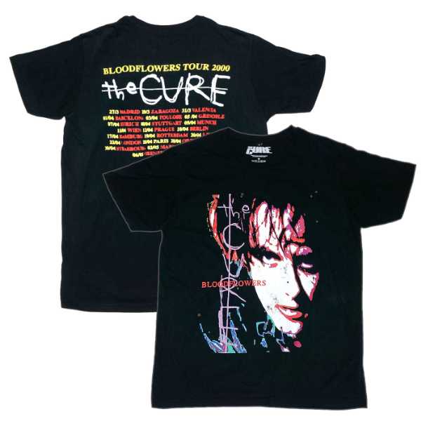 THE CURE Tシャツ Bloodflowers Tour 00 Premium Carbon-Black