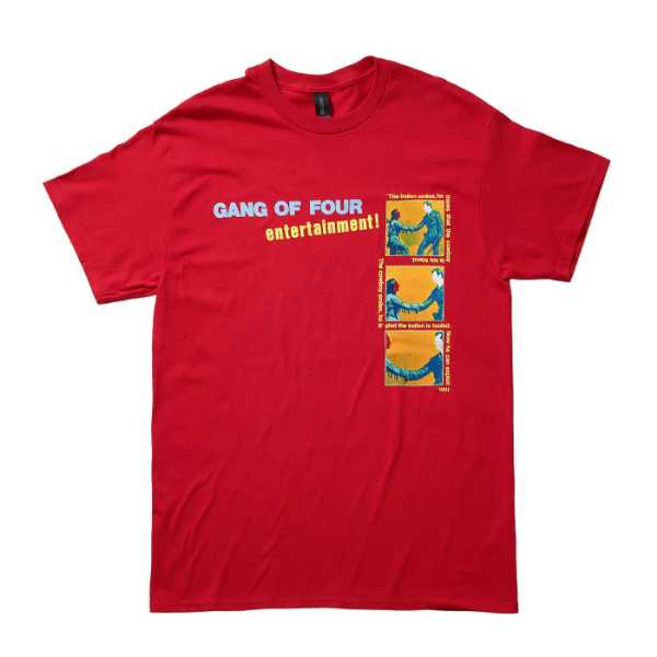 GANG OF FOUR Tシャツ Entertainment-Red
