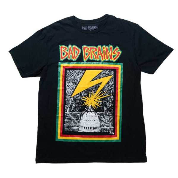 Bad Brains バンドTシャツ XLサイズ　レア BAD BRAINS Tシャツ Capitol Strike-Black | OSOMALO バンドTシャツの通販