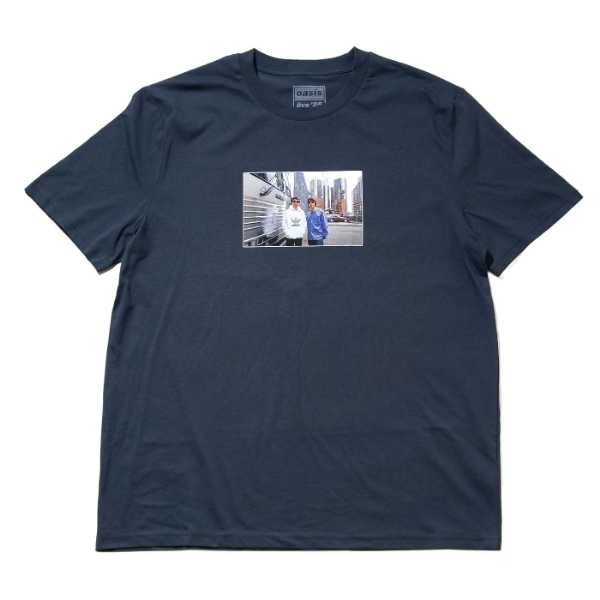 OASIS Tシャツ Detroit Bus Photo (BP ＆ Ex-Tour)-Navy Blue