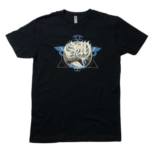 OM バンドTシャツ Swan Shirt-Black