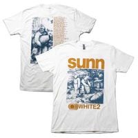 SUNN O))) T����� SUNN WHITE 2 (VINTAGE STYLE SHIRT)-White