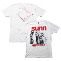SUNN O))) T����� SUNN WHITE 1 (VINTAGE STYLE SHIRT)-White