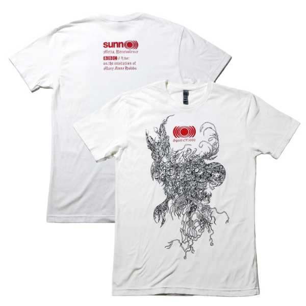 SUNN O))) Tシャツ Spirit of 1666-White