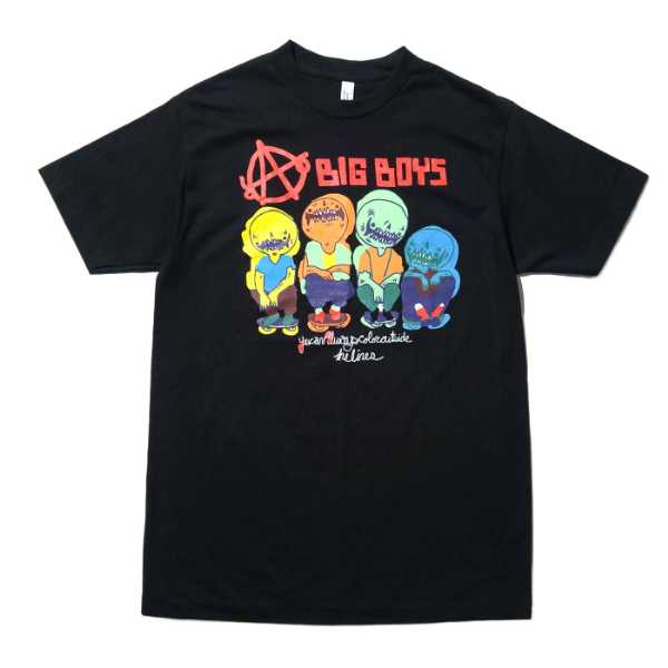 BIG BOYS Tシャツ 限定 Color Outside The Lines-Black