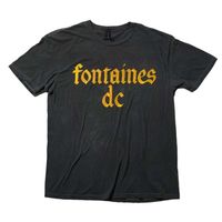 Fontaines D.C. T����� ���ȡ��󥦥��å��� Gothic Logo-Grey