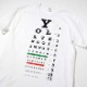 YO LA TENGO T����� Eye Chart-White