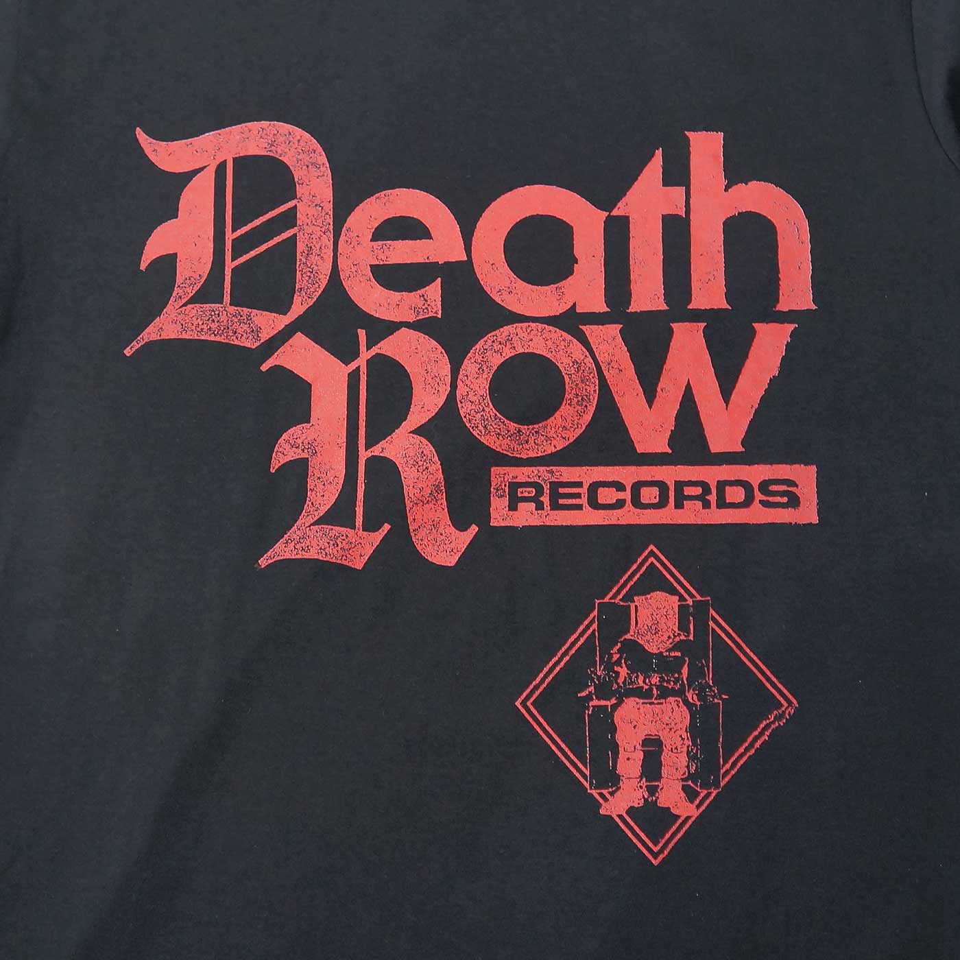 Death Row Records T����� Red Logo-Black-Black