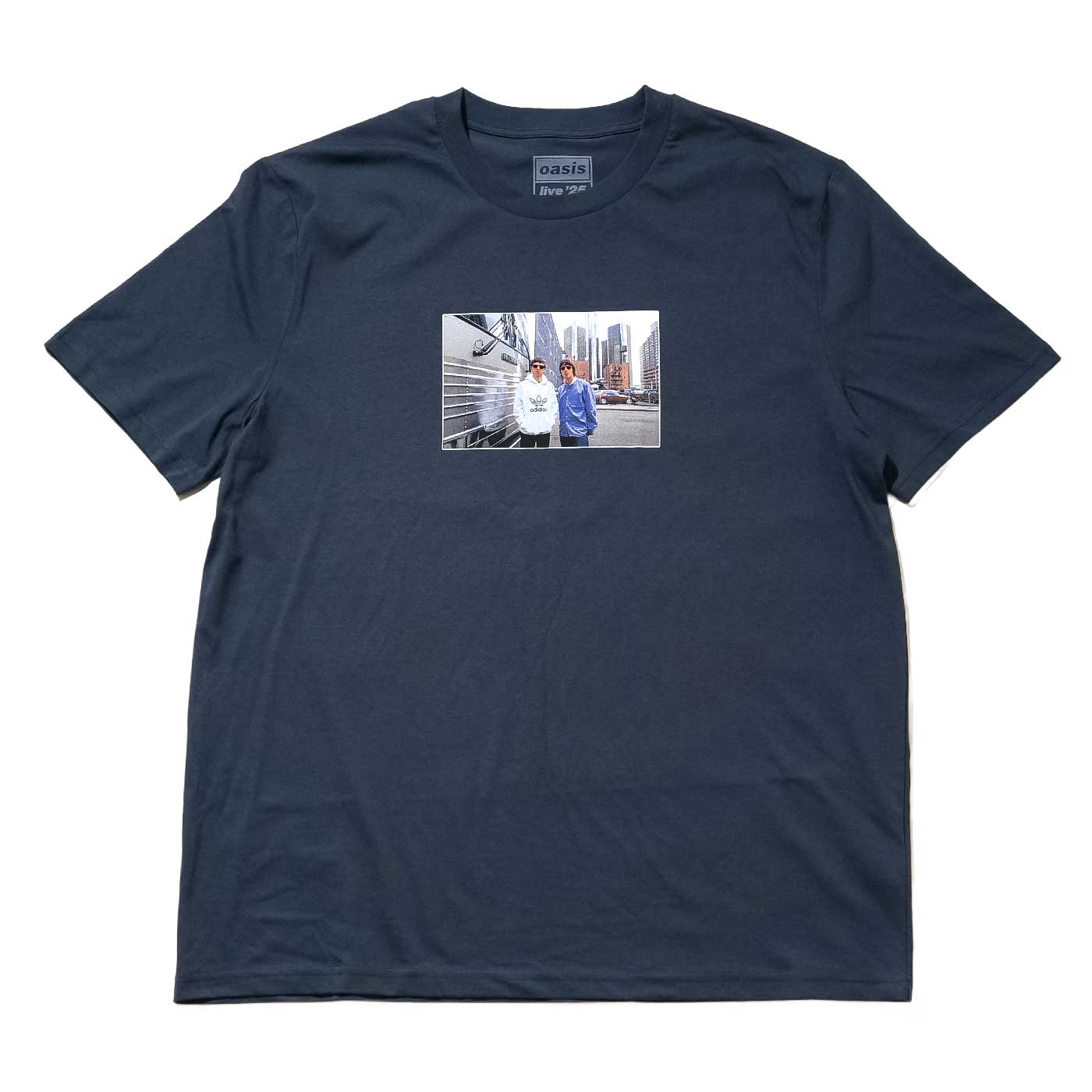 OASIS Tシャツ Detroit Bus Photo (BP ＆ Ex-Tour)-Navy Blue