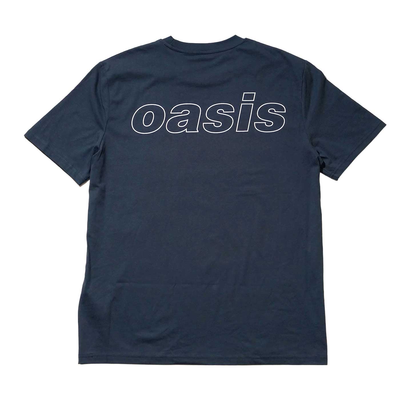OASIS Tシャツ Detroit Bus Photo (BP ＆ Ex-Tour)-Navy Blue