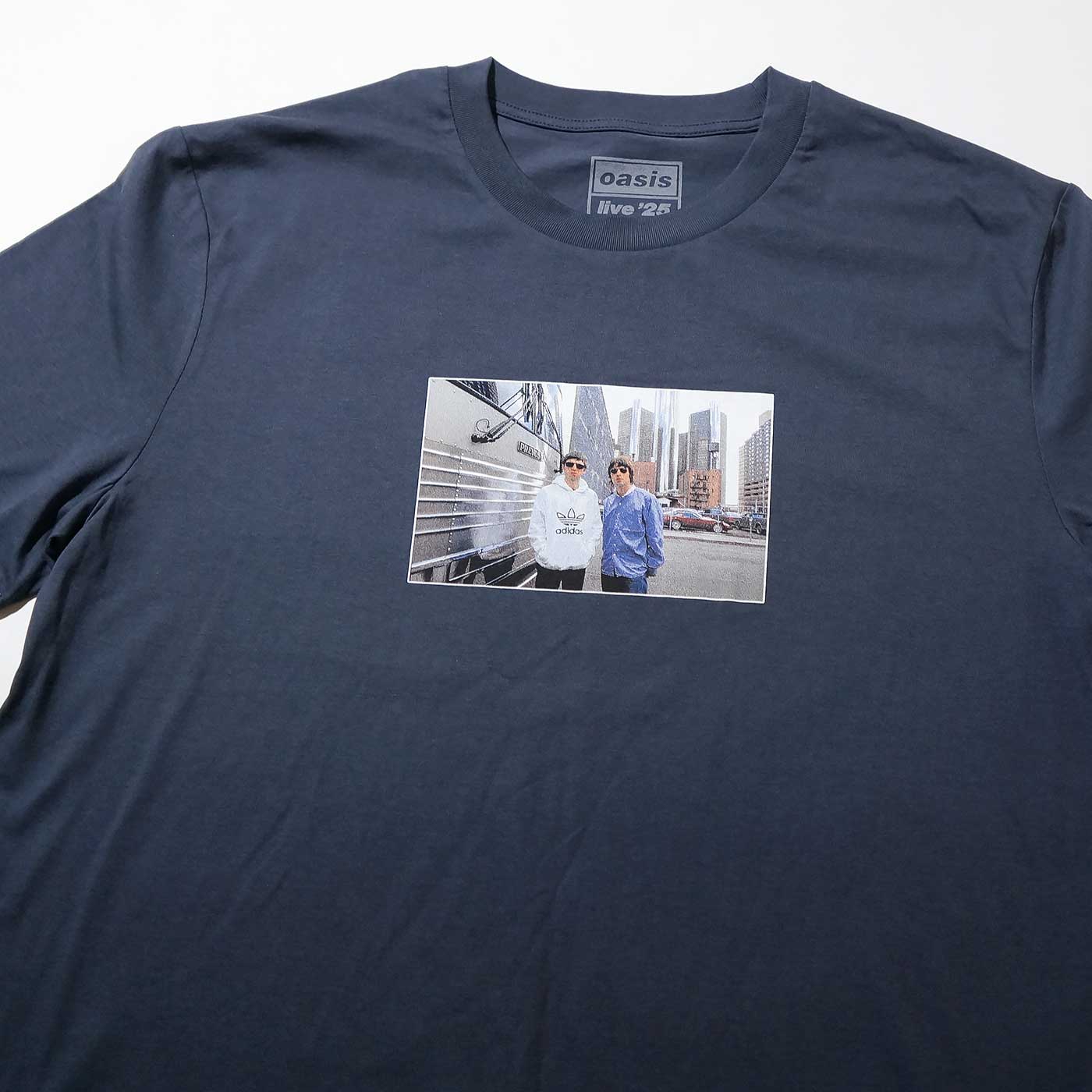 OASIS Tシャツ Detroit Bus Photo (BP ＆ Ex-Tour)-Navy Blue