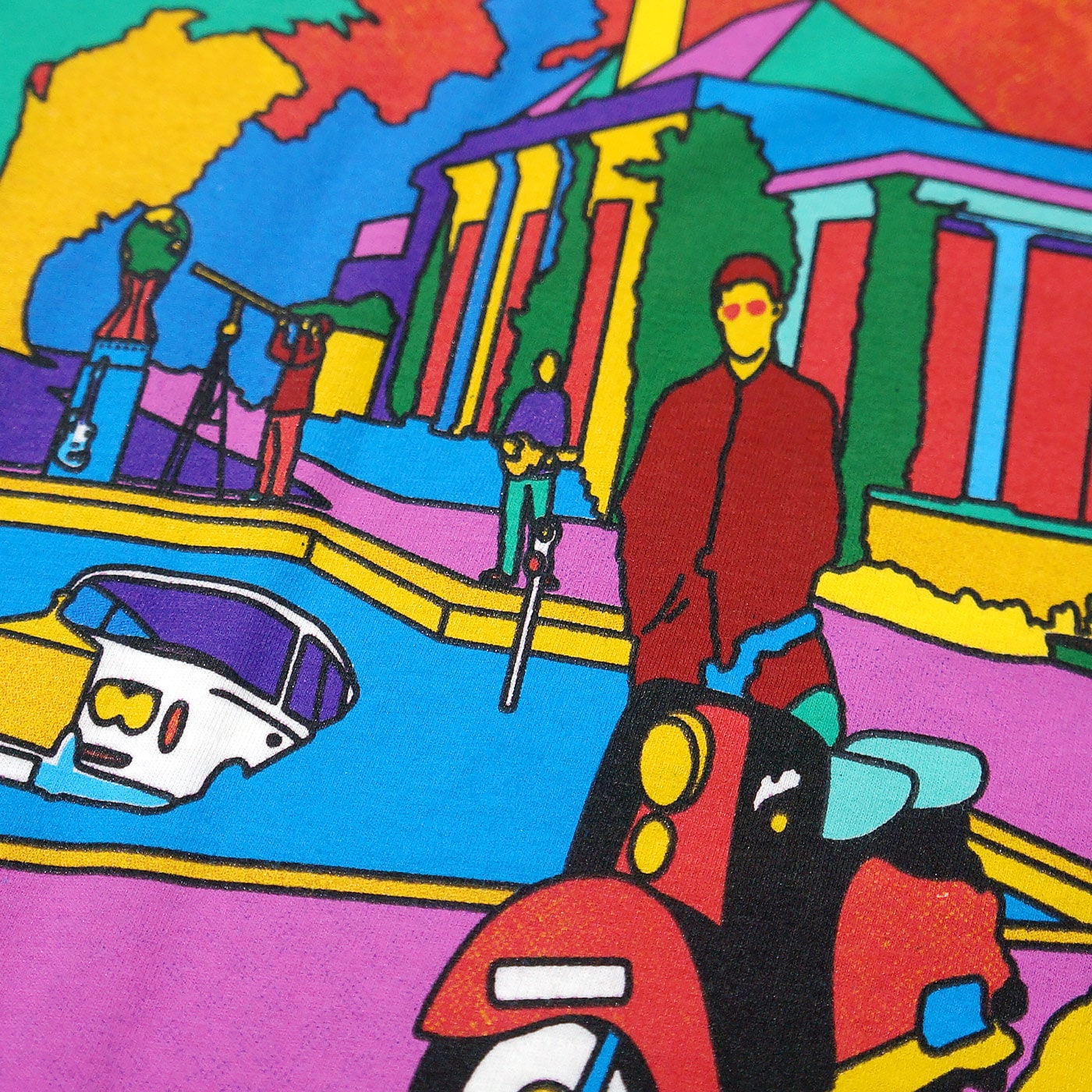 Tシャツ・カットソー No.0816 oasis pigment half T (3color) OASIS オアシス Tシャツ Be Here Now Illustration-White