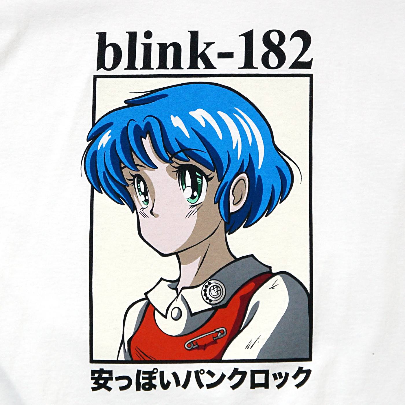 BLINK-182 Tシャツ 安っぽいパンクロック Anime-White | OSOMALO