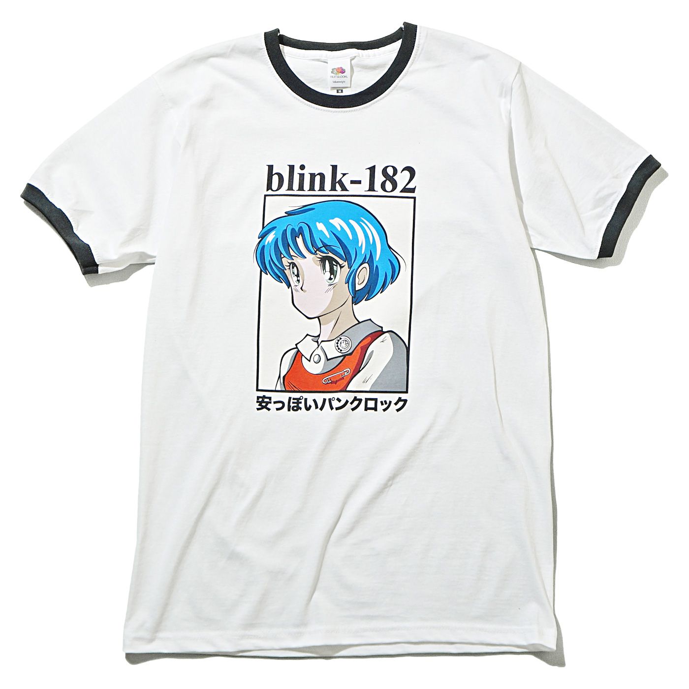 あっとくん Tシャツ BLINK-182 Tシャツ 安っぽいパンクロック Anime-White | OSOMALO