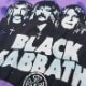 BLACK SABBATH T����� Band and Logo Dye-Wash-Purple