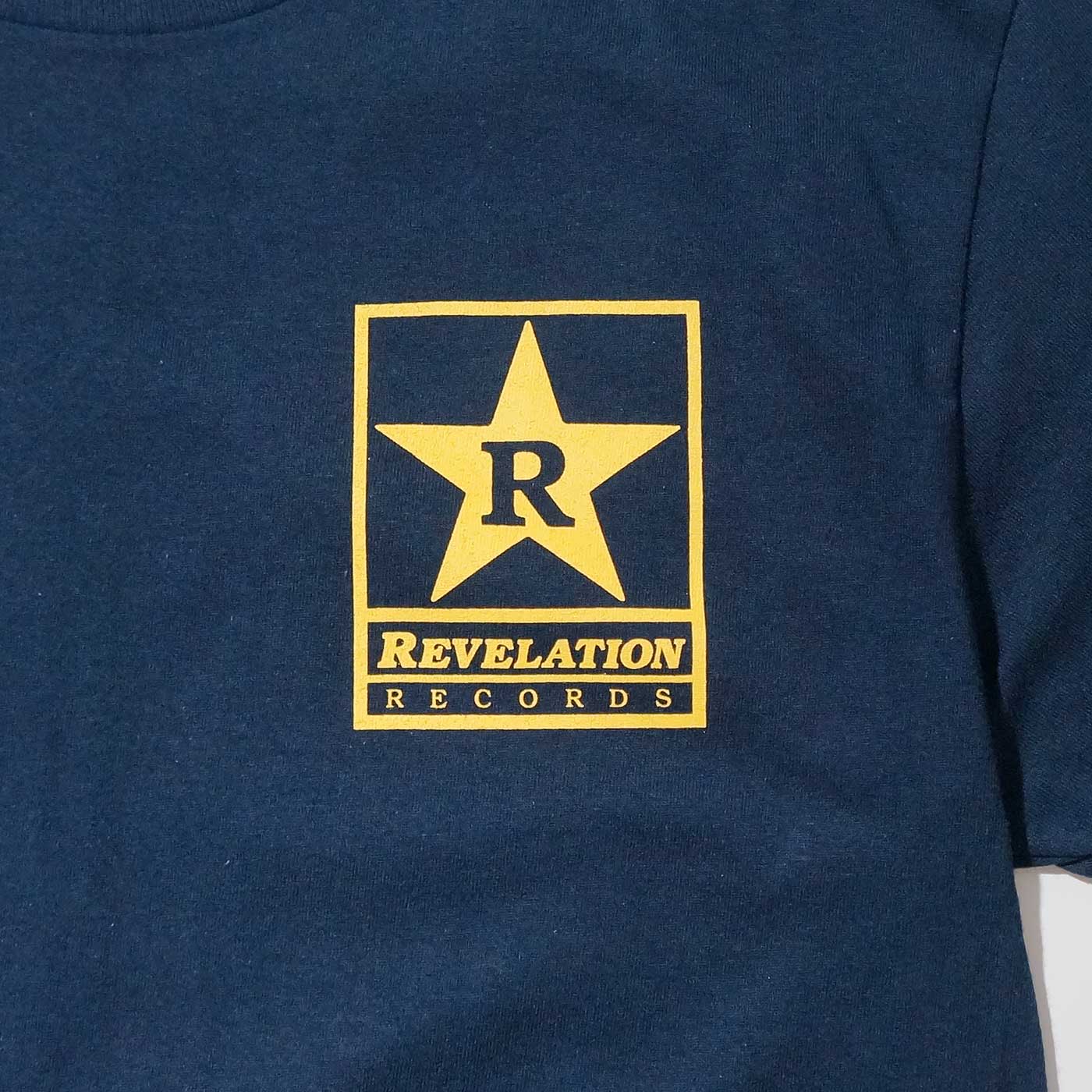 REVELATION RECORDS T����� Logo-Navy/Gold