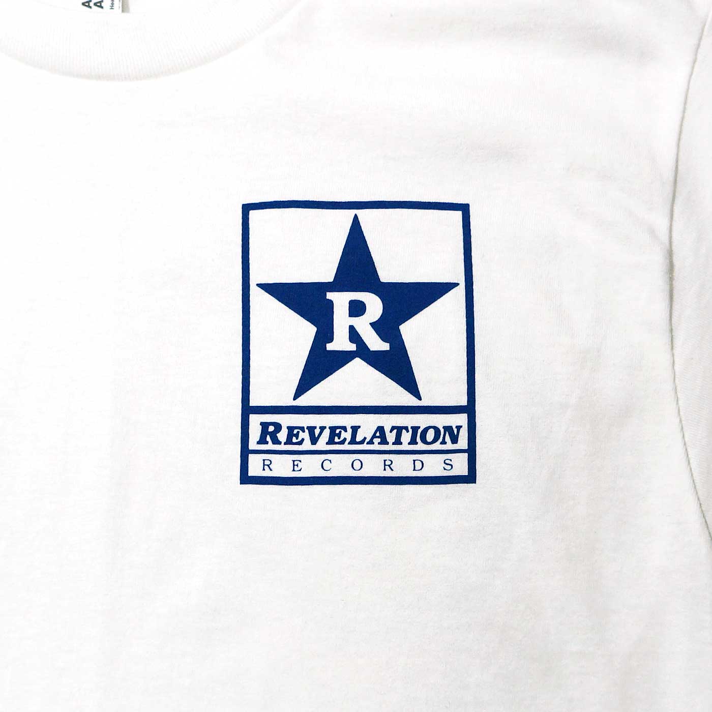 REVELATION RECORDS T����� Logo-White/Navy