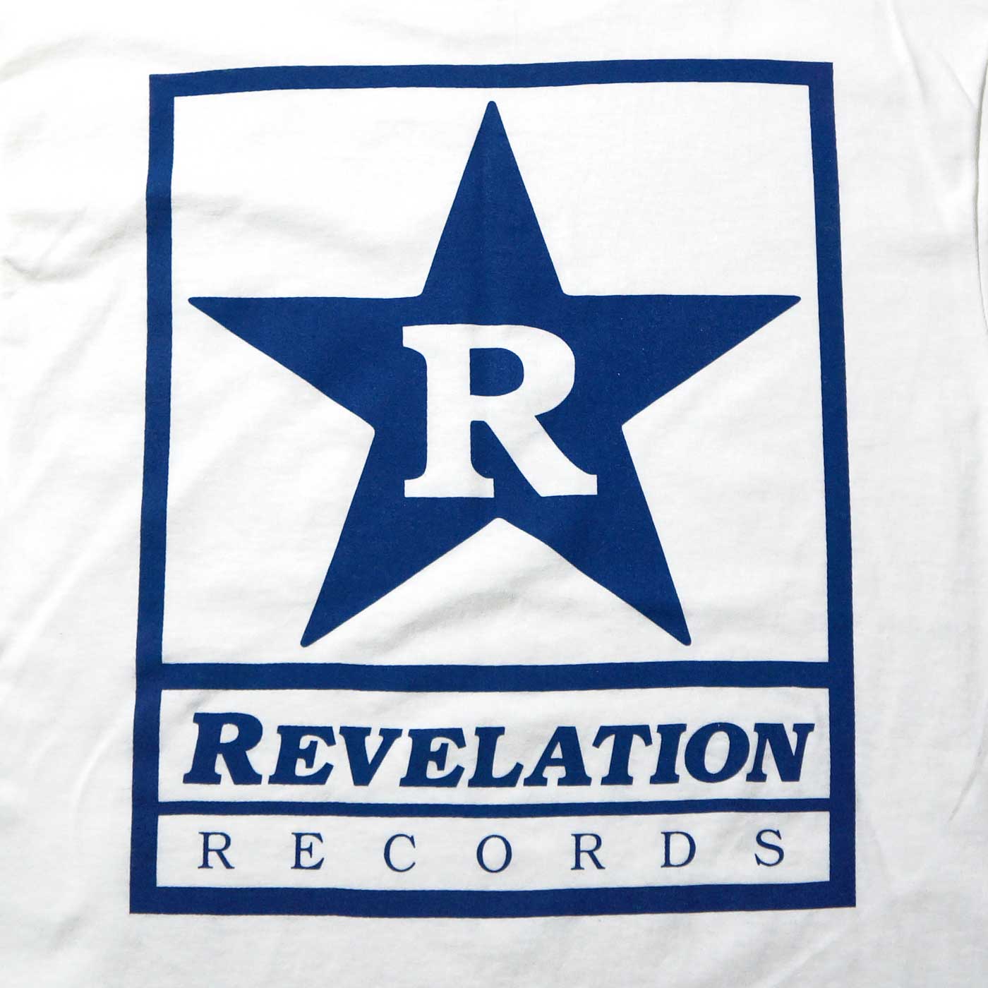 REVELATION RECORDS T����� Logo-White/Navy