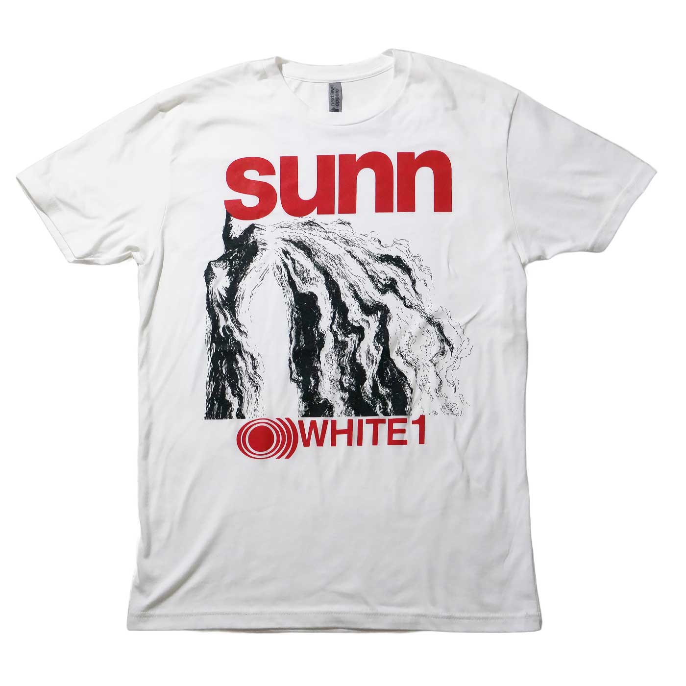 SUNN O))) T����� SUNN WHITE 1 (VINTAGE STYLE SHIRT)-White