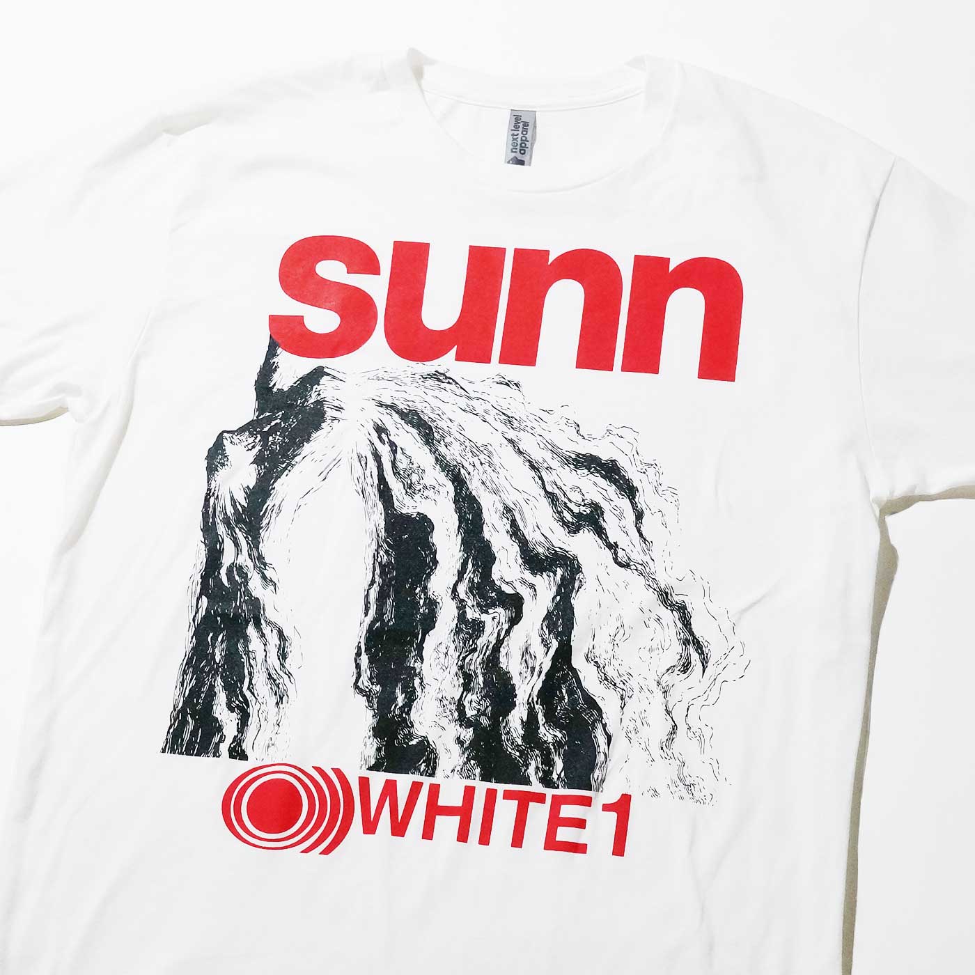 SUNN O))) T����� SUNN WHITE 1 (VINTAGE STYLE SHIRT)-White