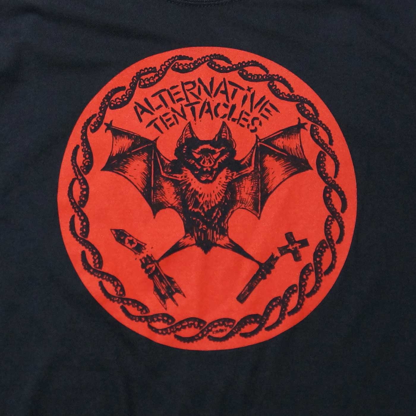 ALTERNATIVE TENTACLES Tシャツ 限定 Red Circle Redux-Black