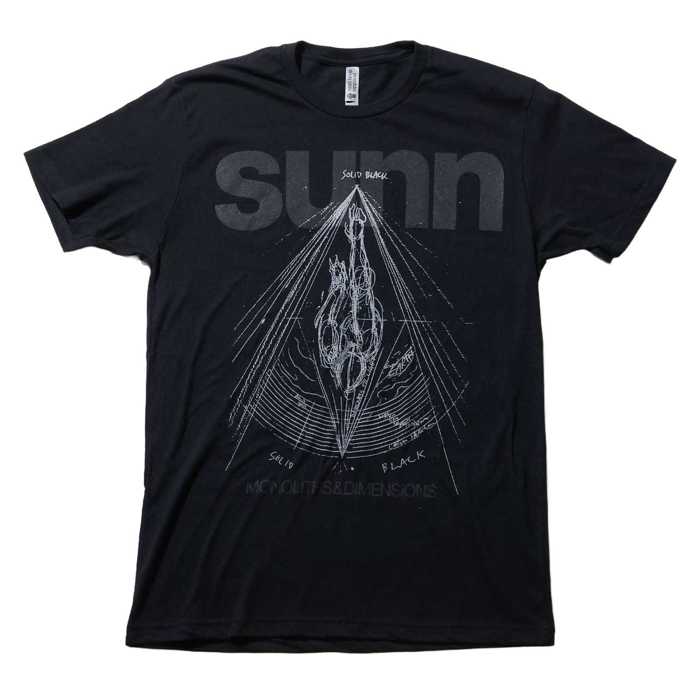 SUNN O))) T����� Monoliths & Dimensions Shirt-Black