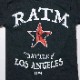 RAGE AGAINST THE MACHINE T����� Battle Star-Black