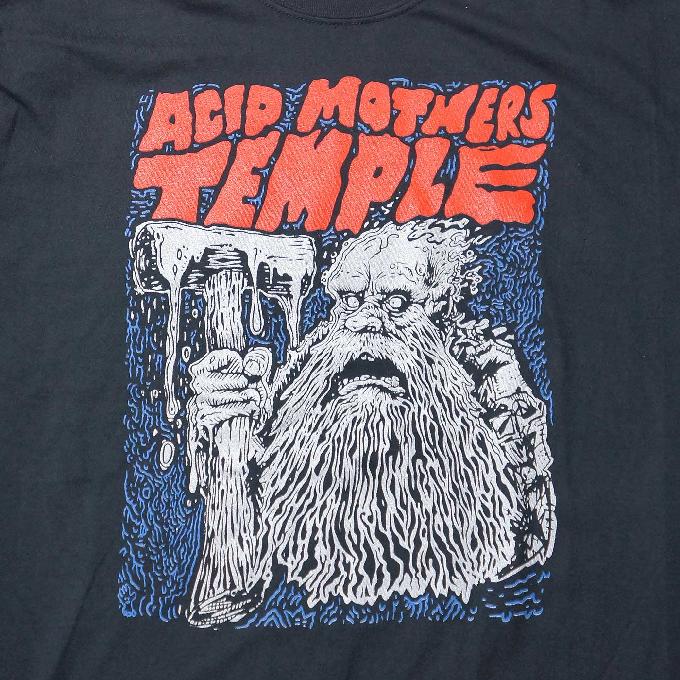 ALMAT Tシャツ ACID MOTHERS TEMPLE 限定 Tシャツ Psychic Hammer-Black