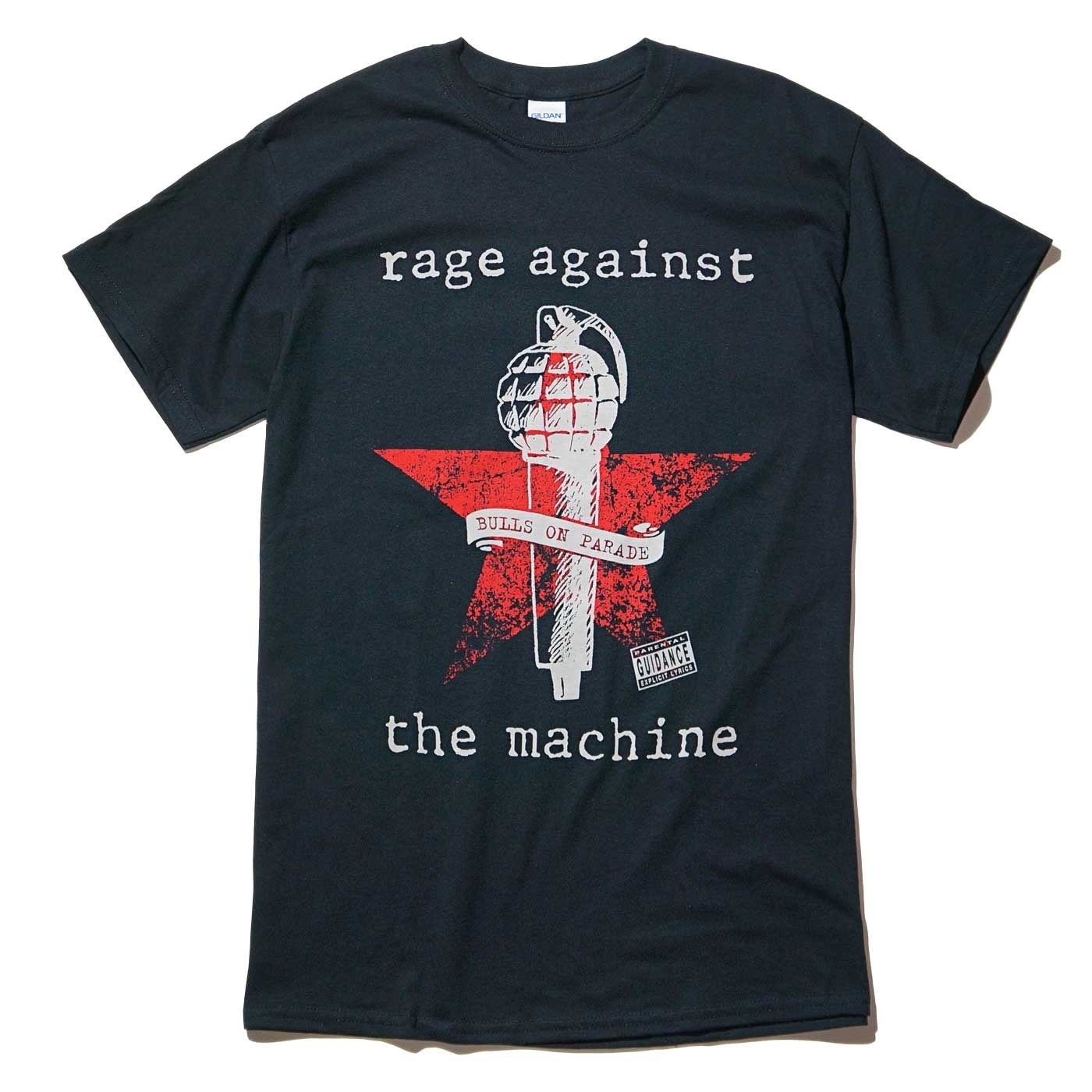 RAGE AGAINST THE MACHINE T Bulls on Parade Mic-Black