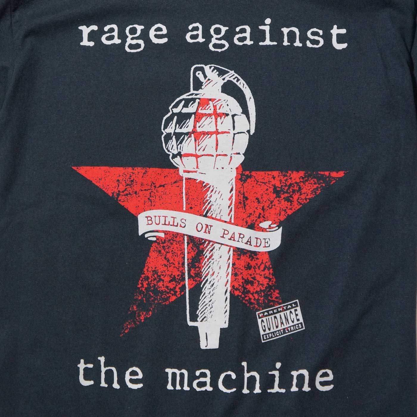 RAGE AGAINST THE MACHINE T����� Bulls on Parade Mic-Black
