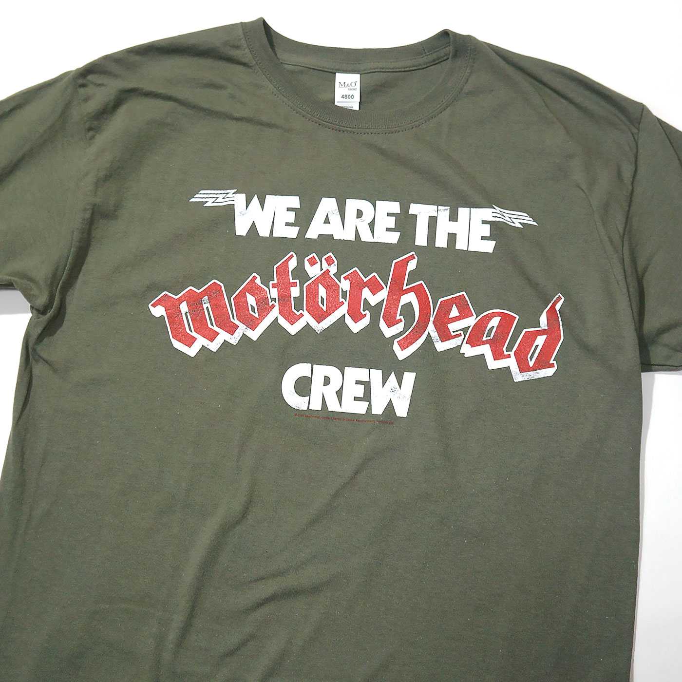 MOTORHEAD T����� Crew-Military Green