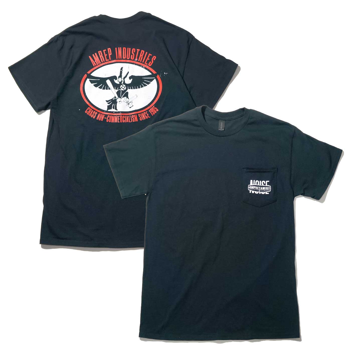 AMPHETAMINE REPTILE Records �ݥ��å�T����� ���� Crass Non-Commersialism-Black