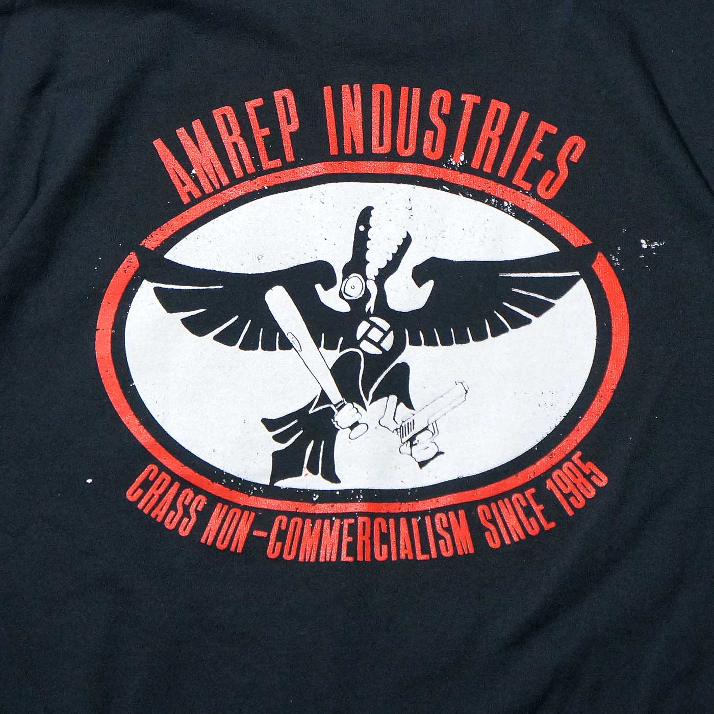 AMPHETAMINE REPTILE Records �ݥ��å�T����� ���� Crass Non-Commersialism-Black