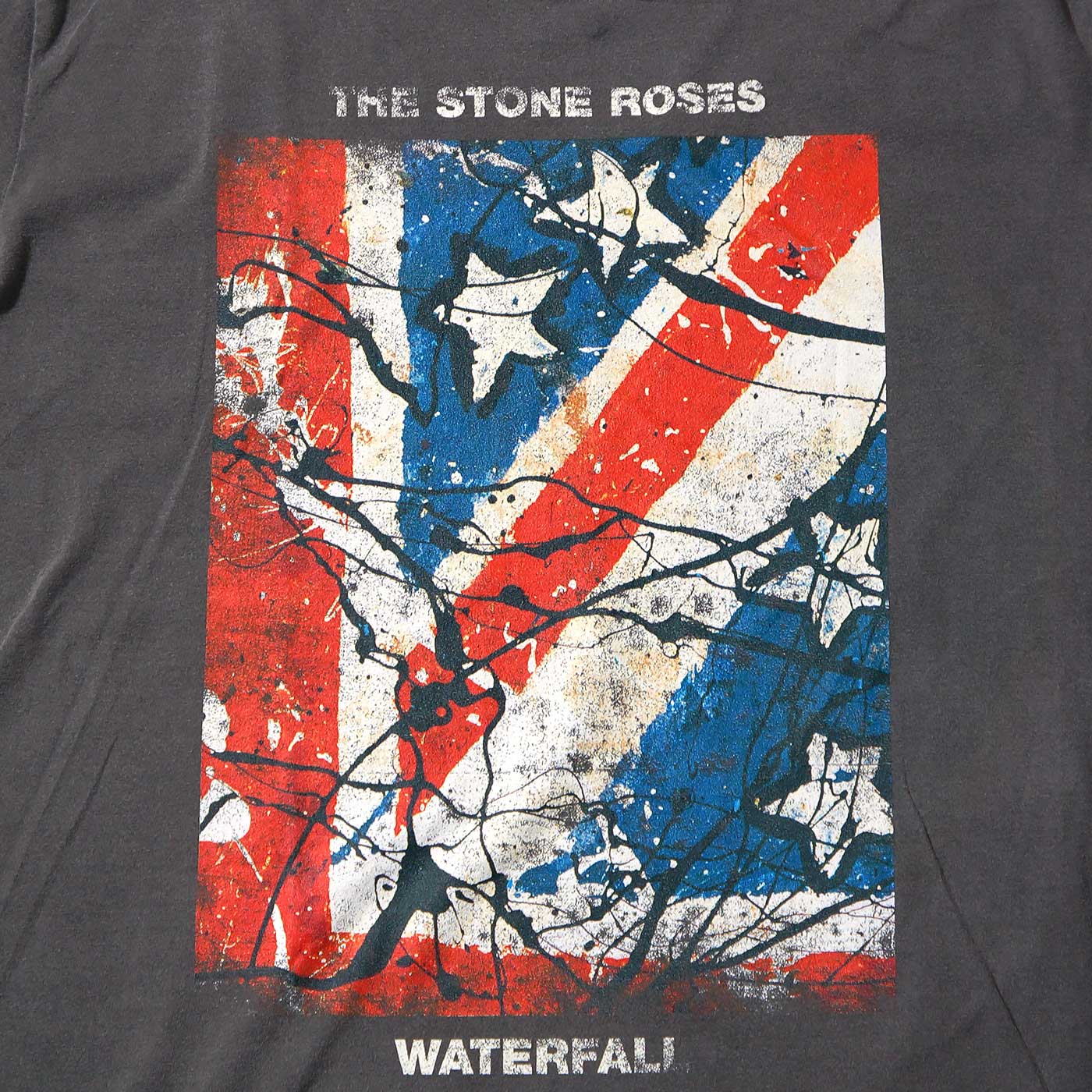 The Stone Roses T����� Waterfall Jumbo-Print ���ȡ��󥦥��å���-Grey