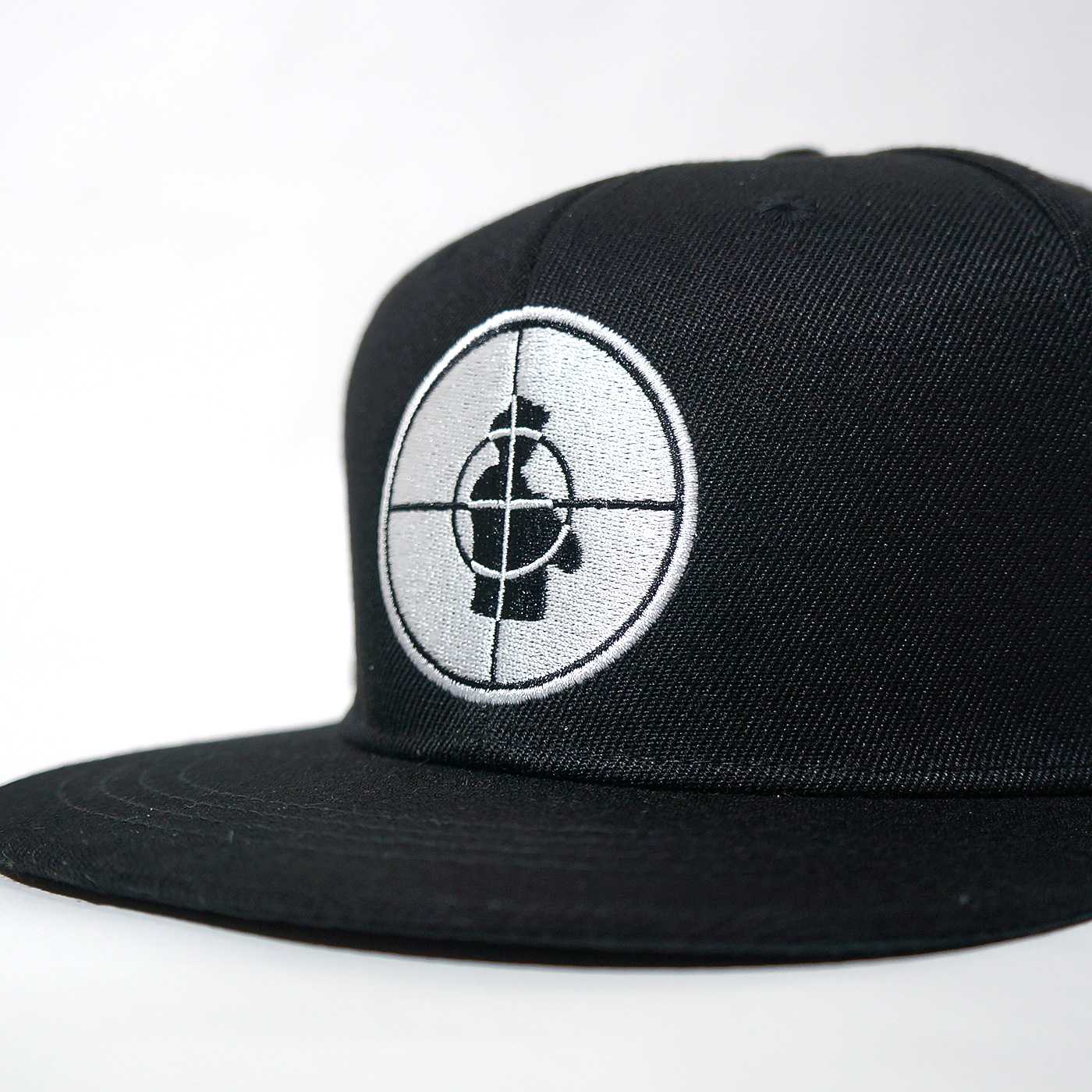 PUBLIC ENEMY キャップ Solid Target Snapback-Black | OSOMALO バンド