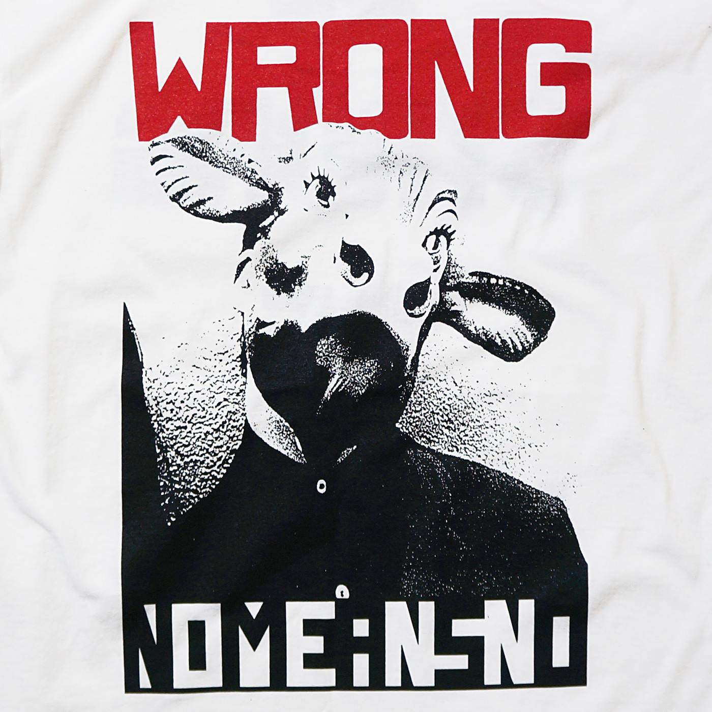 NOMEANSNO Tシャツ Wrong-White | OSOMALO バンドTシャツの通販