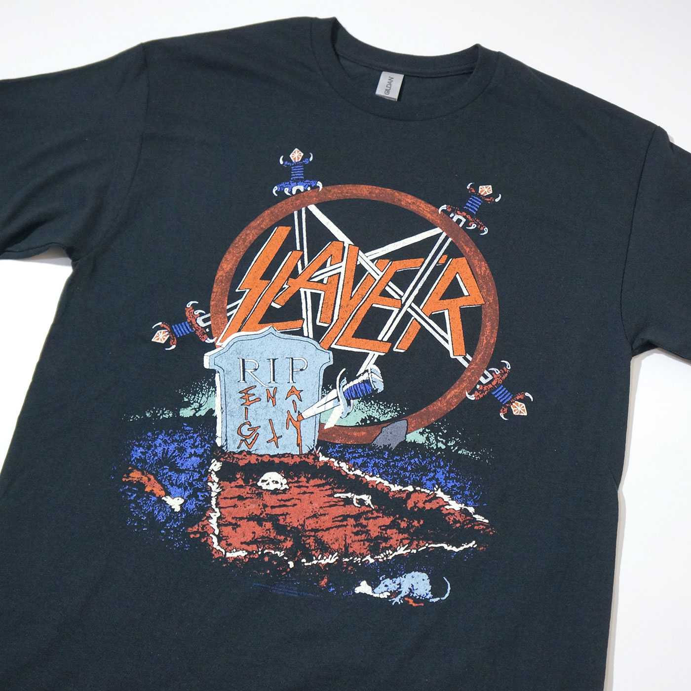 SLAYER T Open Grave Tour-Black