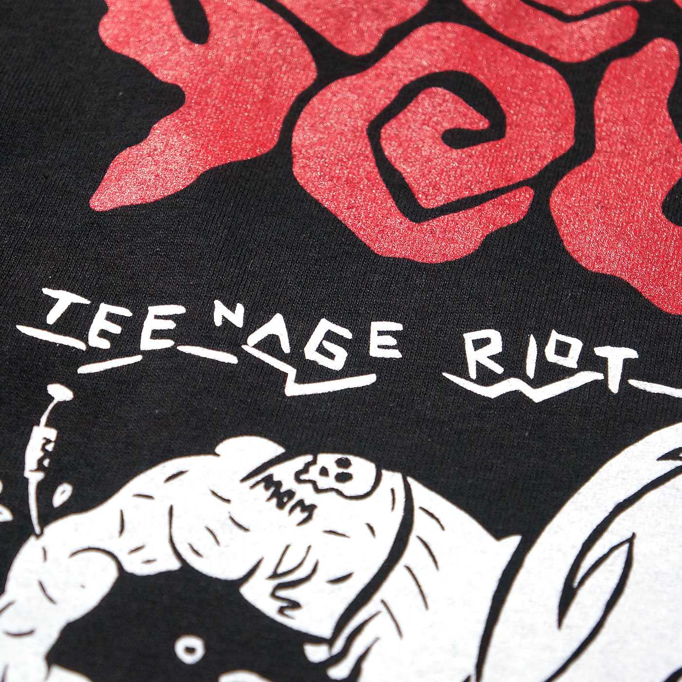 SONIC YOUTH T Teenage Riot-Black