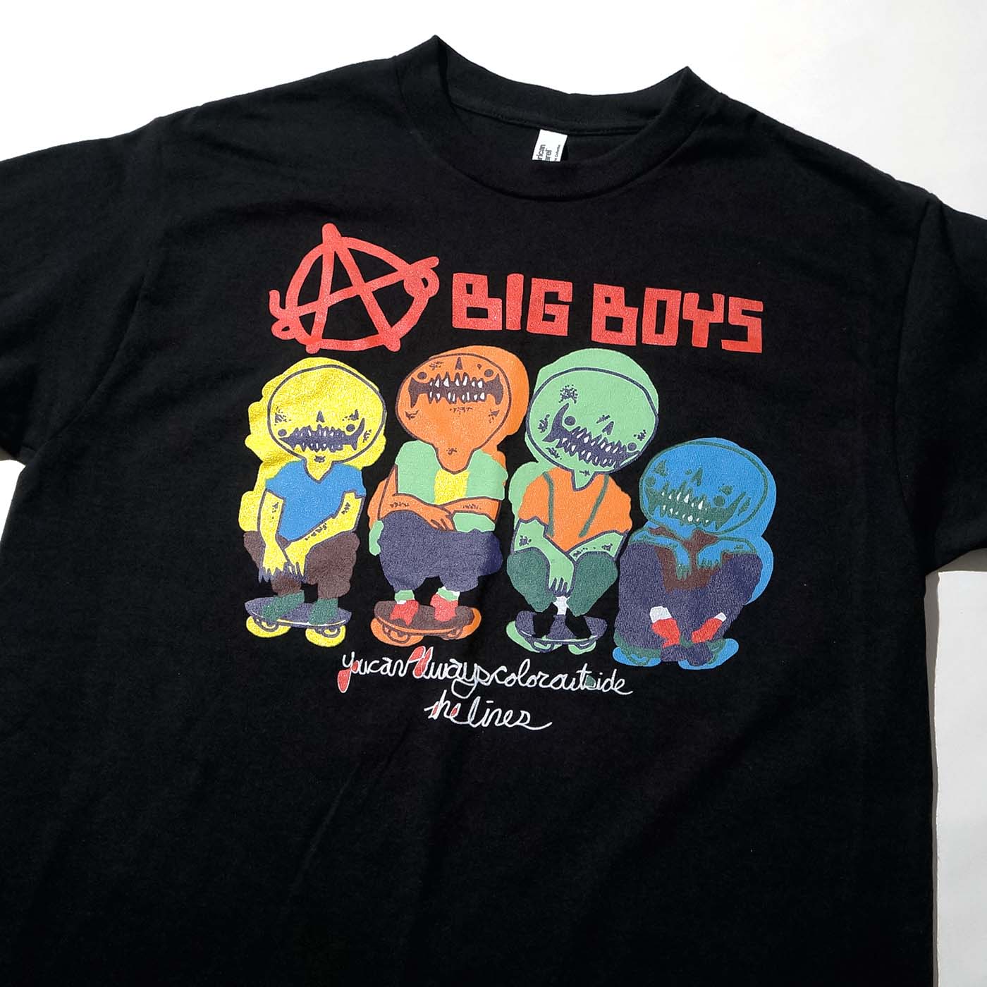 BIG BOYS Tシャツ 限定 Color Outside The Lines-Black | OSOMALO
