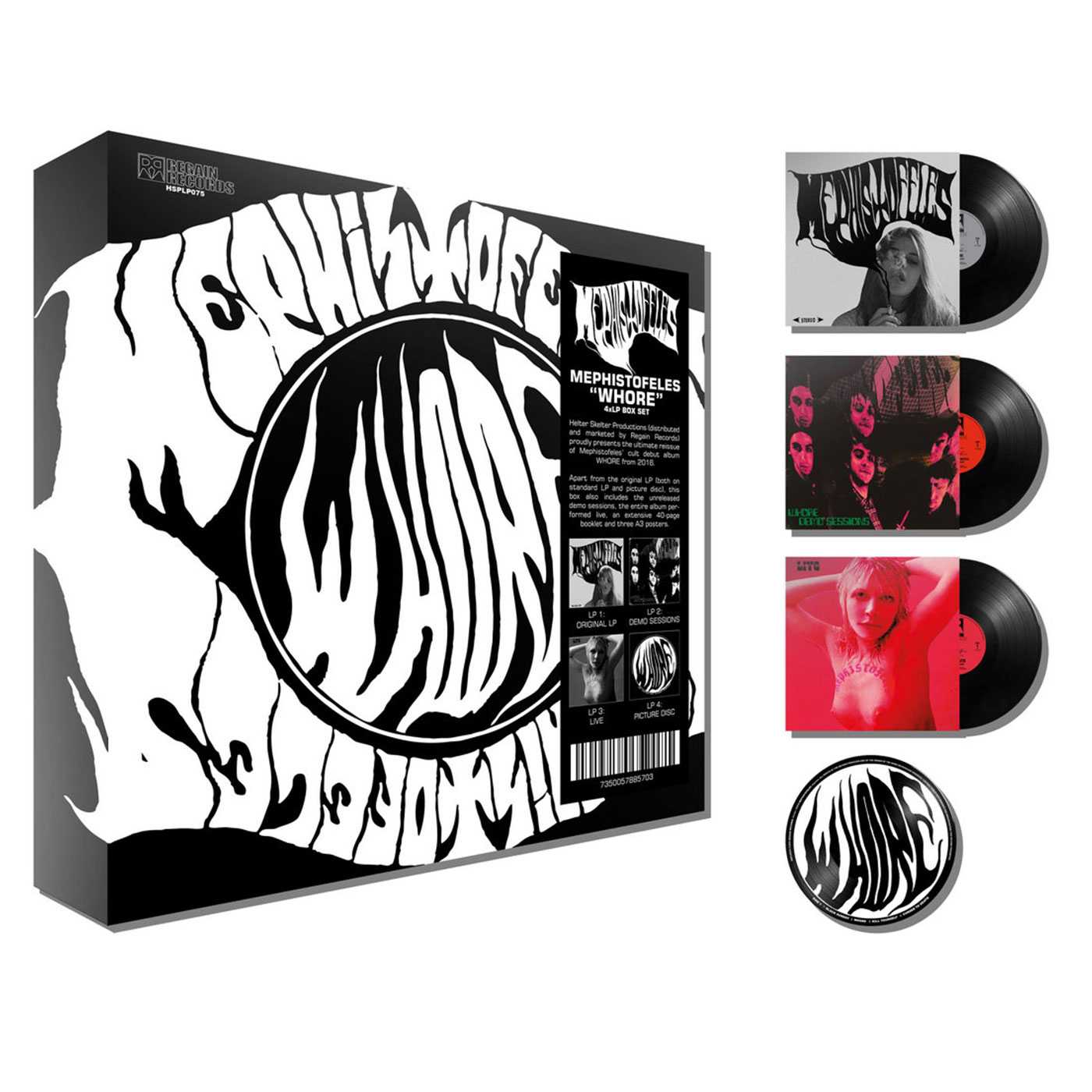 MEPHISTOFELES - Whore (the Ultimate Edition) 4LP BOXSET (Black)